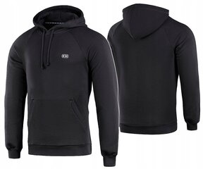 Vīriešu militārais džemperis M-Tac Hoodie Cotton Raglan, Melna cena un informācija | Vīriešu jakas | 220.lv