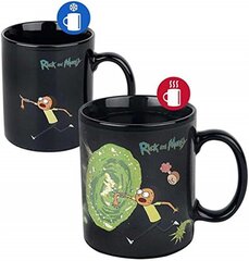 Rick and Morty Portals Heat Changing Mug 315ml cena un informācija | Datorspēļu suvenīri | 220.lv