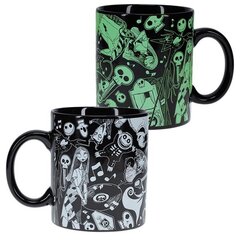 The Nightmare Before Christmas - Glow in the Dark Mug XL cena un informācija | Datorspēļu suvenīri | 220.lv