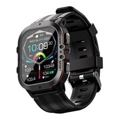 Viedpulkstenis C26 vīriešu āra sporta Bluetooth zvans 1,96 collu AMOLED liela ekrāna veselības monitora fitnesa izsekotāja viedpulkstenis cena un informācija | Viedpulksteņi (smartwatch) | 220.lv