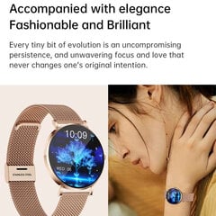 Viedpulkstenis DW01 īpaši plāns korpuss, 1,32 collu AMOLED ekrāns vīriešiem, sievietēm, HD Bluetooth zvanu viedpulkstenis sporta fitnesa izsekotājs cena un informācija | Viedpulksteņi (smartwatch) | 220.lv