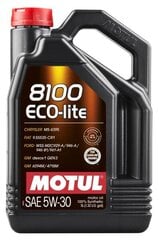 Motoreļļa Motul 8100 ECO-LITE 5W30, 5L cena un informācija | Motoreļļas | 220.lv