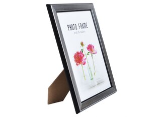 Фоторамка 15x21 A5 PHOTO FRAME HANGING STANDING СЕРЕБРИСТО-ЧЕРНЫЙ цена и информация | Рамки, фотоальбомы | 220.lv