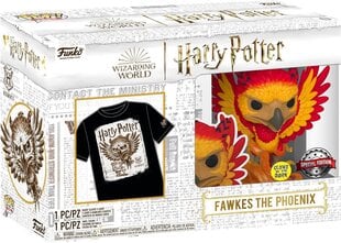 Funko POP! Harry Potter Fawkes the Phoenix exclusive + T-shirt L cena un informācija | Datorspēļu suvenīri | 220.lv