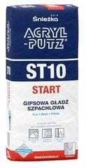 Ģipša izlīdzinošais maisījums ST10 start 5 kg cena un informācija | Grunts, špaktelis | 220.lv