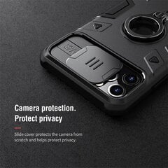 Paredzēts iPhone 11 12 Pro Max 12 mini korpusam CamShield Armor korpusam, bīdāmajam kameras gredzenam, balsta statīva aizmugurējais vāciņš iPhone 11 12 Pro - iPhone 11 cena un informācija | Telefonu vāciņi, maciņi | 220.lv