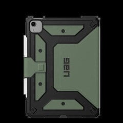 UAG Metropolis SE - aizsargmaciņš iPad Pro 11" 1/2/3/4G, iPad Air 10.9" 4/5G ar Apple Pencil turētāju (olīvu) cena un informācija | Telefonu vāciņi, maciņi | 220.lv