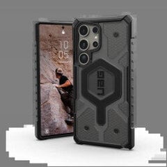 UAG Pathfinder Clear Magnet maciņš priekš Samsung Galaxy S24 Ultra 5G ar magnētisko moduli - pelēks cena un informācija | Telefonu vāciņi, maciņi | 220.lv