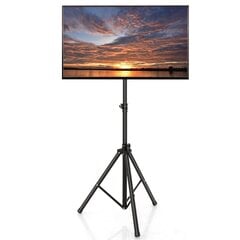 Costway ar regulējamu augstumu TV statīvs 21-47 collu plazmas/LCD/LED televizoriem un plakanam līdz 35 kg цена и информация | Тумбы под телевизор | 220.lv