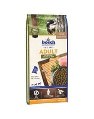 Bosch Petfood Adult Poultry &amp; Millet (High Premium) 15 кг цена и информация | Сухой корм для собак | 220.lv
