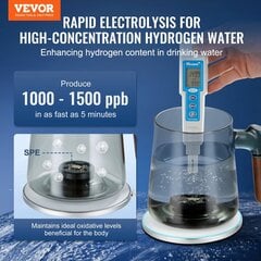 Ūdeņraža ūdens krūze Vevor, 400ml, 1500-2000 cena un informācija | Elektriskās tējkannas | 220.lv