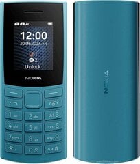 Товар с повреждённой упаковкой. Nokia 105 2023 Cyan цена и информация | Мобильные телефоны, фото и видео товары с поврежденной упаковкой | 220.lv