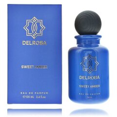 Parfimērijas ūdens Delroba Sweet Amber EDP vīriešiem, 100 ml cena un informācija | Vīriešu smaržas | 220.lv