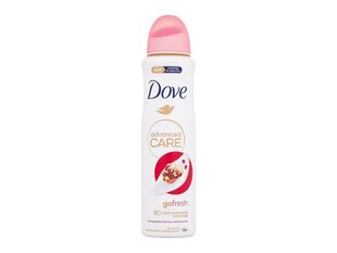 Antipersperants Dove Advanced Care Go Fresh Pomegranate & Lemon Verbena sievietēm, 150 ml cena un informācija | Parfimēta sieviešu kosmētika | 220.lv