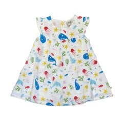 Хлопковое платье Frugi без рукавов (62-68 см, 3-6 месяцев) АУТЛЕТ "Pretty Polly" OFS005SAO0306-izm-62 цена и информация | Юбки, платья для новорожденных | 220.lv