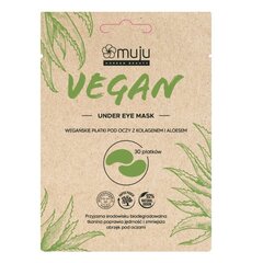 Muju Vegānie kolagēna un aloe vera pārslu komplekts, 30 gab. cena un informācija | Sejas maskas, acu maskas | 220.lv