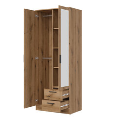 Skapis Montana MT02, Oak Evoke (80/52/204.7) cena un informācija | Skapji | 220.lv