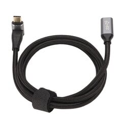 Кабель USB C 3.1 «папа-мама» PD100W для быстрой зарядки 10 Гбит/с 4K при 60 Гц, кабель USB C для зарядки игровых консолей Steam Deck 100 см/39,4 дюйма цена и информация | Аксессуары для компьютерных игр | 220.lv