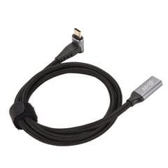 Кабель USB C 3.1 «папа-мама» PD100W для быстрой зарядки 10 Гбит/с 4K при 60 Гц, кабель USB C для зарядки игровых консолей Steam Deck 100 см/39,4 дюйма цена и информация | Аксессуары для компьютерных игр | 220.lv