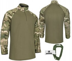 Vīriešu militārais džemperis MFH Combat Shirt UK, Olive cena un informācija | Vīriešu jakas | 220.lv