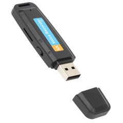 Diska formas ierakstītājs USB 2.0 digitālais balss ierakstītājs zibatmiņas diska mini audio ierakstītājs cena un informācija | Austiņas | 220.lv