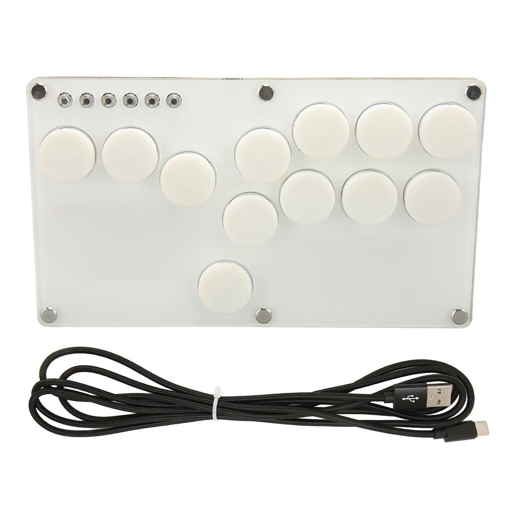 Fighting Stick Controller Hot Swap mehāniskais slēdzis Mini Arcade Stick Controller Box priekš PS3 Switch PC цена и информация | Gaming aksesuāri | 220.lv