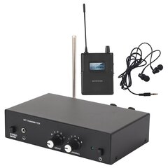 ANLEON S2 UHF stereo bezvadu monitoru sistēmai ausu sistēmā 670-680MHZ 100-240V (ASV spraudnis) cena un informācija | Austiņas | 220.lv