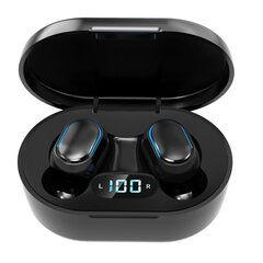 BT Earbuds Daudzfunkciju Stilīgas Mini HiFi Stereo Skaņas Bezvadu sporta austiņas ar Jaudas LED displeju melns cena un informācija | Austiņas | 220.lv