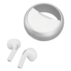 Bezvadu Bluetooth5.0 Austiņas Trokšņu samazināšana Stereo Skaņas Austiņas Metāla 360 grādos grozāmas austiņas mūzikas spēlēm Zvanīšana Sudraba krāsā cena un informācija | Austiņas | 220.lv