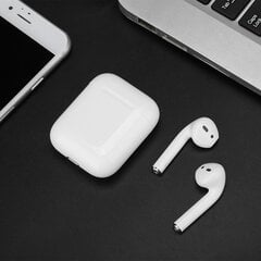 Pirmās paaudzes AirPods bezvadu Bluetooth austiņām 99 — Jaunas ar akumulatora nodalījuma vāciņu cena un informācija | Austiņas | 220.lv