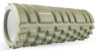 Tunturi Yoga Grid Foam Roller masāžas cilindrs, 33cm, zaļš cena un informācija | Vingrošanas bumbas | 220.lv