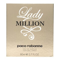 Paco Rabanne Lady Million eau de parfum для женщин 80 мл цена и информация | Женские духи | 220.lv