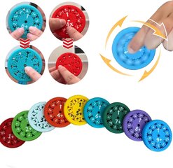 Izglītojoša rotaļlieta Math Fidget Spinner, 9gab. cena un informācija | Attīstošās rotaļlietas | 220.lv