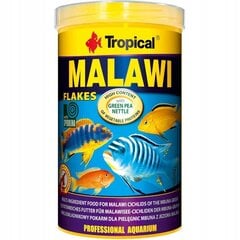 Bārība cichlidiem Tropical Malawi, 1000 ml cena un informācija | Zivju barība | 220.lv