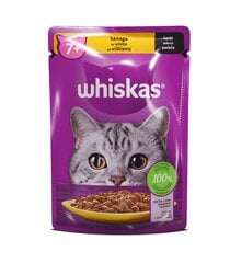 Whiskas Senior vecākiem kaķiem, ar vistu, 85 g x 28 gab. cena un informācija | Konservi kaķiem | 220.lv