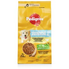 Pedigree suņiem, ar mājputnu gaļu un dārzeņiem, 2 kg x 6 gab. cena un informācija | Sausā barība suņiem | 220.lv