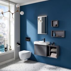 Крышка для унитаза Geberit iCon 500.835.01.1, белая, тонкий дизайн с медленным спуском цена и информация | Детали для унитазов, биде | 220.lv