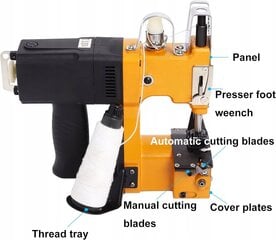 Ātrdarbīgs rokas maisu hermētiķis GK9 + BEZMAKSAS maisu vītnes*5 cena un informācija | Šujmašīnas | 220.lv