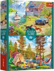 Puzzle Trefl 2x500 elementu Summer Relax cena un informācija | Smilšu kastes, smiltis | 220.lv