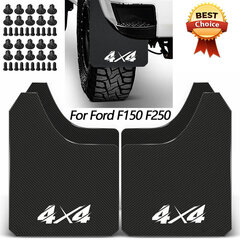 Oglekļa šķiedras dubļu spārni Dubļu aizvaru šļakatu aizsargi Ford F-Series F-150 F-250 F-350 F-450 F-550 F150 F250 F350 Raptor pikaps 4x4 cena un informācija | Auto piederumi | 220.lv