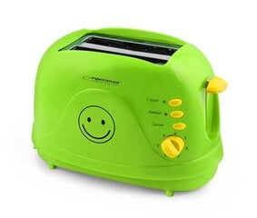 Tosteris Esperanza EKT003 Smiley Green cena un informācija | Tosteri | 220.lv