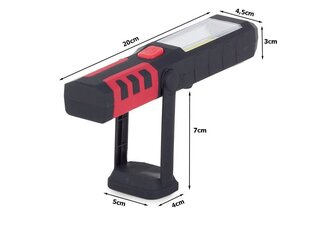 Лампа для мастерской Perfee, 3 в 1, LED COB, аккумуляторная цена и информация | Фонарики | 220.lv