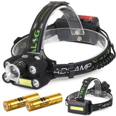 Фонарь Perfee, 5 LED + COB Cree XM-L3-U3 цена и информация | Фонари и прожекторы | 220.lv