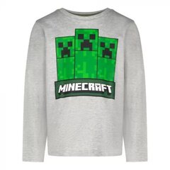 Bērnu krekls Minecraft, balts cena un informācija | Zēnu krekli | 220.lv