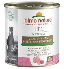 Almo Nature HFC Natural koservs ar teļu un šķinķi, 12x290g cena un informācija | Konservi suņiem | 220.lv