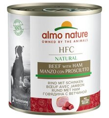 Almo Nature HFC Natural konservs ar liellopu un šķinķi, 12x290g cena un informācija | Konservi suņiem | 220.lv