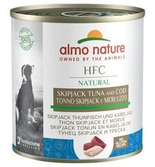 Almo Nature HFC Natural konservs ar tunci un mencu, 12x290g cena un informācija | Konservi suņiem | 220.lv