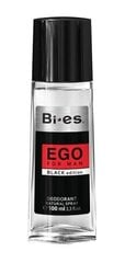 Parfimēts izsmidzināms dezodorants vīriešiem Bi-es Ego Black, 100 ml cena un informācija | Parfimēta vīriešu kosmētika | 220.lv