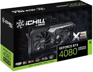 Inno3D GeForce RTX 4080 Super iChill X3 C408S3-166XX-187049H cena un informācija | Videokartes (GPU) | 220.lv