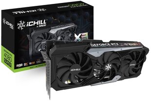 Inno3D GeForce RTX 4080 Super iChill X3 C408S3-166XX-187049H cena un informācija | Videokartes (GPU) | 220.lv